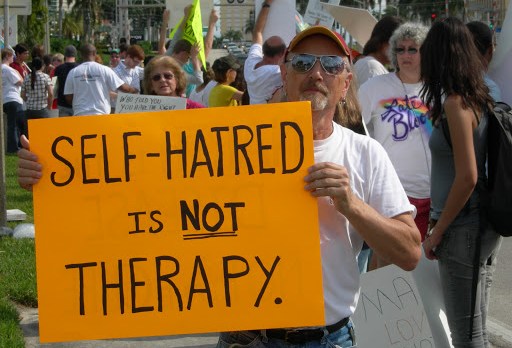 Protest against reparative therapy &#8211; pt