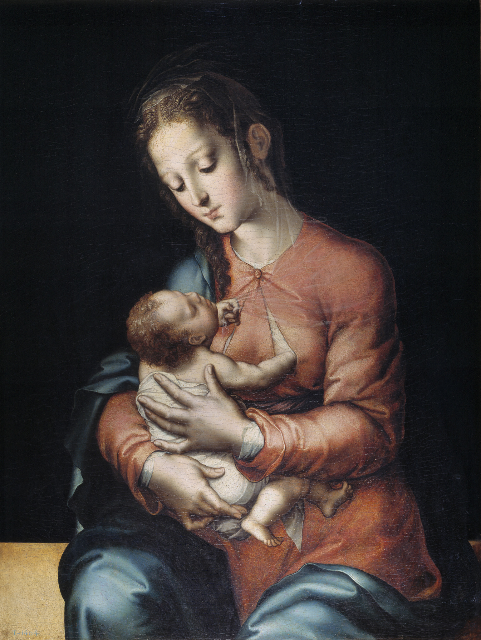 La Virgen de la leche, Luis de Morales, cerca de 1565, Museu do Prado de Madrid, Espanha.