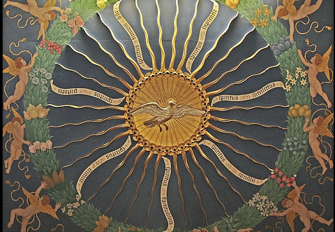 Holy Spirit (Sir Ninian Comper&#8217;s chapel of the Resurrection in Pusey House)