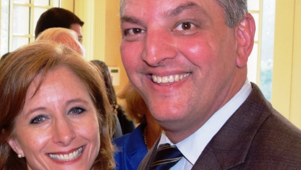 John Bel Edwards e Donna Hutto Edwards