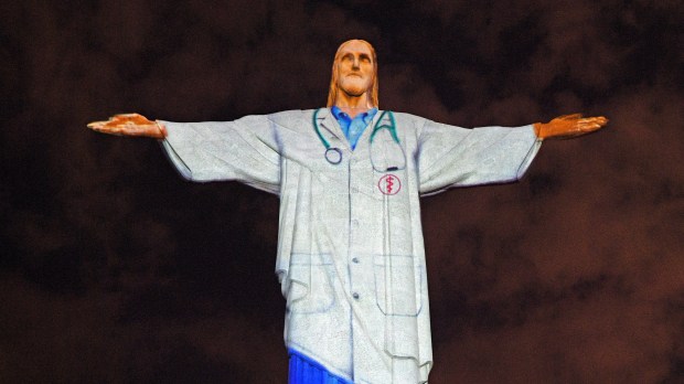 Cristo Redentor como médico