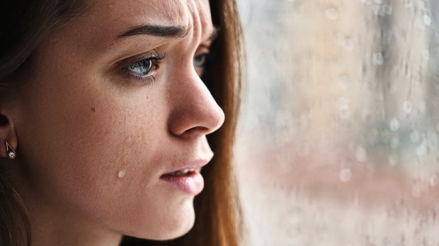 WOMAN, UPSET, TEARS