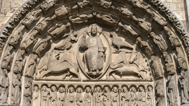 tympan cathédrale de chartres