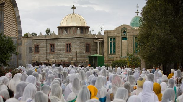 Cristãos etíopes em Aksum