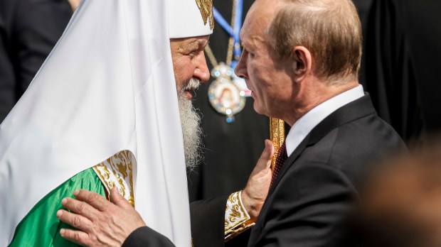Sanções contra o Patriarca Kirill por apoiar a guerra de Putin