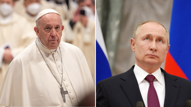 Papa Francisco e Vladimir Putin