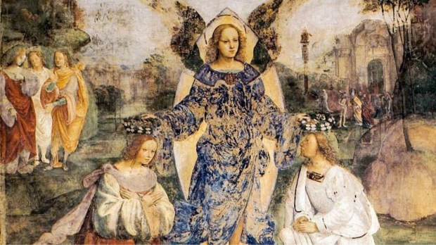 Santa Cecília e seu esposo São Valeriano