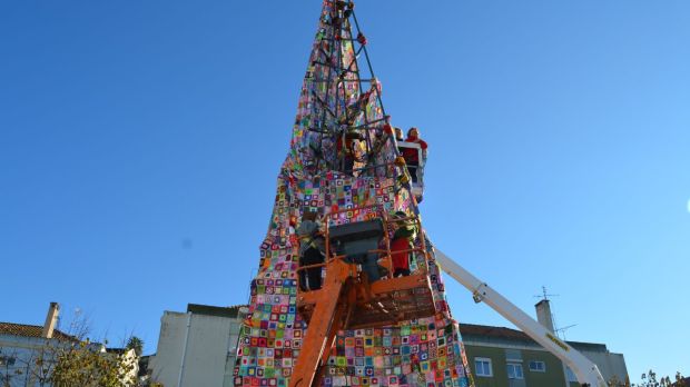 Árvore de Natal de crochê