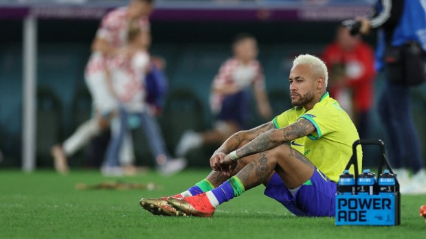 Neymar após eliminação do Brasil na Copa do Catar