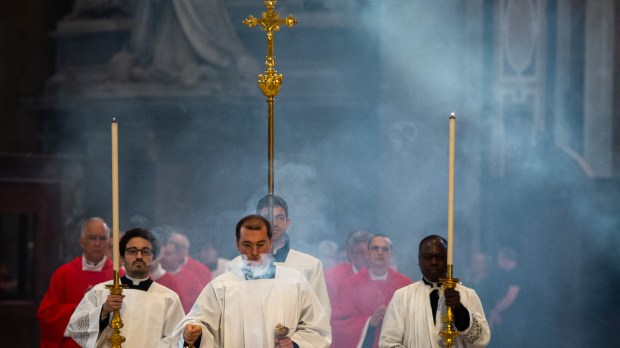 Mass for France celebrated by Cardinal Dominique Mamberti